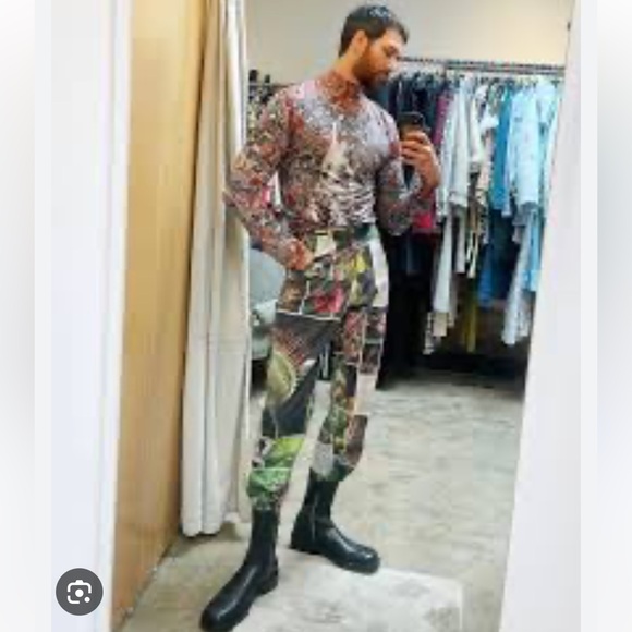 Tyler McGillivary Carnivorous Plant Print Pants Unisex Rare Sold Out - Picture 8 of 11